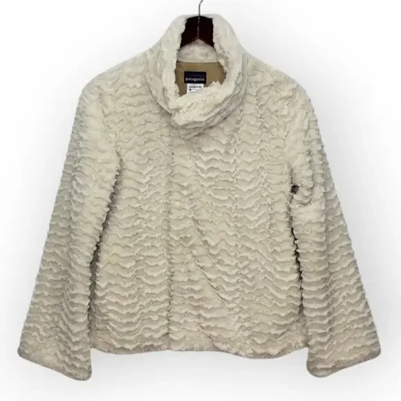 Patagonia Women's Pelage Jacket Small Pearl 28230 Apres EVEN SOFTER THAN FLEECE! - Picture 9 of 16